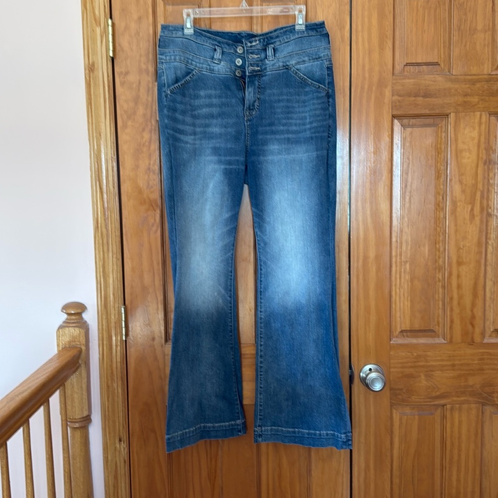 Torrid Denim Boot Cut Flare Jeans, 14S high waist 3 button fly